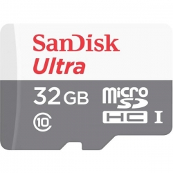 Карта памяти MicroSDHC Sandisk 32Gb Ultra SDSQUNS-032G-GN3MA