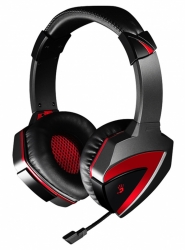 Наушники с микрофоном A4Tech Bloody G500 черный/красный