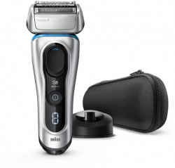 Бритва сетчатая Braun Series 8 8350s серебристый