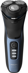 Бритва роторная Philips S3232/52 синий/черный