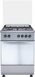 Плита Газовая De Luxe 606040.24г 005 (кр) серебристый