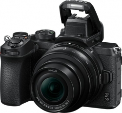 Фотоаппарат Nikon Z50 черный 20.9Mpix 3.2 4K WiFi Nikkor Z DX 16-50mm VR + FTZ EN-EL25