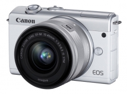 Фотоаппарат Canon EOS M200 белый 24.1Mpix 3 4K WiFi 15-45 IS STM LP-E12 (с объективом)