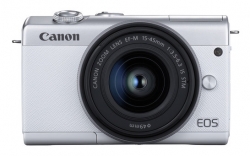 Фотоаппарат Canon EOS M200 белый 24.1Mpix 3 4K WiFi 15-45 IS STM LP-E12 (с объективом)