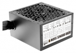 Блок питания Aerocool AERO BRONZE 550W 80+ bronze (24+4+4pin) APFC 120mm fan LED 5xSATA RTL