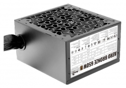 Блок питания Aerocool AERO BRONZE 650W 80+ bronze (24+4+4pin) APFC 120mm fan LED 5xSATA RTL