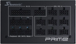Блок питания Seasonic ATX 1000W PRIME TX-1000 80+ titanium (24+4+4pin) APFC 135mm fan 14xSATA Cab Manag RTL