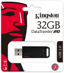 Флеш Диск Kingston 32Gb DataTraveler DT 20 DT20/32GB USB3.0 черный