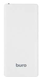 Мобильный аккумулятор Buro RCL-8000-WG Li-Pol 8000mAh 2.1A белый, серый 2xUSB