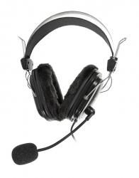 Наушники с микрофоном A4Tech HS-60 черный