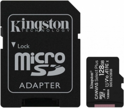 Карта памяти MicroSDXC Kingston 128Gb Canvas Select Plus class 10 SDCS2/128GB