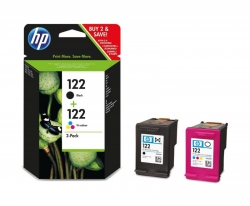 Картридж струйный HP 122 CR340HE черный, трехцветный (набор)