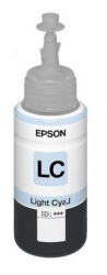 Картридж струйный Epson T6735 C13T67354A светло-голубой