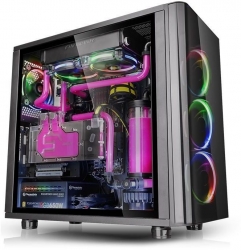 Корпус Thermaltake View 31 TG RGB черный без БП ATX 4x120mm 2xUSB2.0 1xUSB3.0 audio bott PSU