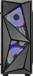 Корпус Aerocool Glider Cosmo-G-BK-v1 черный без БП ATX 7x120mm 2xUSB2.0 1xUSB3.0 audio bott PSU