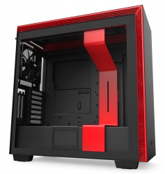 Корпус NZXT H710i CA-H710i-BR черный/красный без БП E-ATX 3x120mm 2xUSB3.0 1xUSB3.1 audio bott PSU