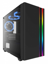 Корпус Formula V-LINE 7502 черный без БП mATX 3x120mm 2x140mm 2xUSB2.0 1xUSB3.0 audio bott PSU