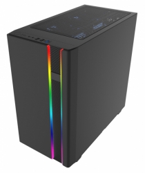 Корпус Formula V-LINE 7502 черный без БП mATX 3x120mm 2x140mm 2xUSB2.0 1xUSB3.0 audio bott PSU