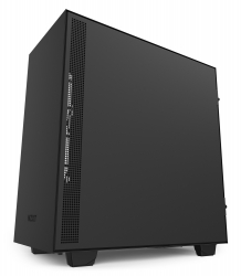 Корпус NZXT H510 CA-H510i-BR черный/красный без БП ATX 2x120mm 1xUSB3.0 1xUSB3.1 audio bott PSU