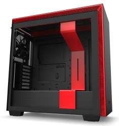 Корпус NZXT H710 CA-H710B-BR черный/красный без БП E-ATX 3x120mm 2xUSB3.0 1xUSB3.1 audio bott PSU