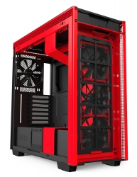 Корпус NZXT H710 CA-H710B-BR черный/красный без БП E-ATX 3x120mm 2xUSB3.0 1xUSB3.1 audio bott PSU