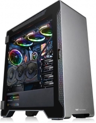 Корпус Thermaltake A500 TG серый/черный без БП ATX 4x120mm 4x140mm 2xUSB2.0 2xUSB3.0 audio bott PSU