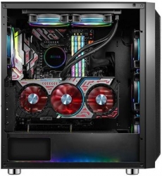 Корпус Formula V-LINE W03M черный без БП ATX 6x120mm 5x140mm 2xUSB2.0 2xUSB3.0 audio bott PSU