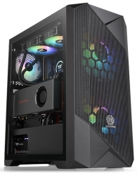 Корпус Thermaltake Commander G33 TG ARGB черный без БП ATX 4x120mm 4x140mm 1x200mm 2xUSB2.0 1xUSB3.0 audio bott PSU