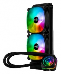 Устройство охлаждения(кулер) Aerocool Watercooler Pulse L240 F Soc-FM2+/AM2+/AM3+/AM4/1150/1151/1155/2011/ 4-pin 11-32dB Al+Cu 400W 1204gr LED Ret