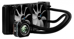 Устройство охлаждения(кулер) Aerocool Watercooler Pulse L240 F Soc-FM2+/AM2+/AM3+/AM4/1150/1151/1155/2011/ 4-pin 11-32dB Al+Cu 400W 1204gr LED Ret