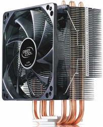 Устройство охлаждения(кулер) Deepcool GAMMAXX 400 BLUE BASIC Soc-FM2+/AM2+/AM3+/AM4/1150/1151/1155/ 4-pin 18-30dB Al+Cu 130W 640gr LED Ret