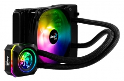 Устройство охлаждения(кулер) Aerocool Watercooler Pulse L120 F Soc-FM2+/AM2+/AM3+/AM4/1150/1151/1155/2011/ 4-pin 11-32dB Al+Cu 200W 756gr LED Ret