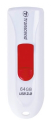 Флеш Диск Transcend 64Gb Jetflash 590 TS64GJF590W белый
