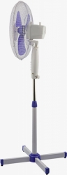 Вентилятор напольный Scarlett SC-SF111B30 белый/фиолетовый
