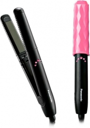 Выпрямитель Panasonic EH-HV11-K865 черный/розовый