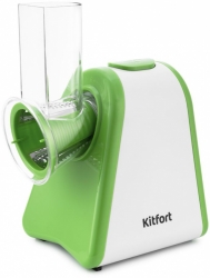 Измельчитель электрический Kitfort КТ-1385 белый/зеленый