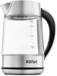 Чайник электрический Kitfort KT-690 прозрачный