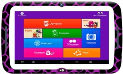 Планшет Turbo TurboKids Monsterpad RK3126 (1.2) 4C/RAM1Gb/ROM16Gb 7 IPS 1024x600/Android 7.1/черный/2Mpix/0.3Mpix/BT/WiFi/Touch/microSD 32Gb/minUSB/30
