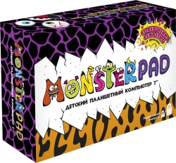 Планшет Turbo TurboKids Monsterpad RK3126 (1.2) 4C/RAM1Gb/ROM16Gb 7 IPS 1024x600/Android 7.1/оранжевый/2Mpix/0.3Mpix/BT/WiFi/Touch/microSD 32Gb/minUSB