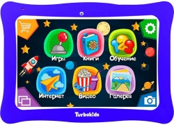 Планшет Turbo TurboKids Star Cortex A35 (1.2) 4C/RAM1Gb/ROM16Gb 10.1 IPS 1280x800/Android 9.0/красный/2Mpix/0.3Mpix/BT/WiFi/Touch/microSD 32Gb/minUSB/