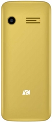 Мобильный телефон ARK Power 4 32Mb золотистый моноблок 2Sim 2.8 240x320 Mocor 0.3Mpix GSM900/1800 MP3 FM microSD max32Gb