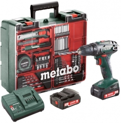 Дрель-шуруповерт Metabo BS 14.4 SET аккум. патрон:быстрозажимной (кейс в комплекте)