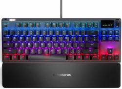 Клавиатура Steelseries Apex Pro TKL RU механическая черный USB Multimedia for gamer LED (подставка для запястий)