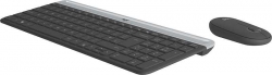 Клавиатура + мышь Logitech MK470 (920-009206) черный беспроводная