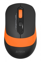 Мышь A4Tech Fstyler FG10S черный/оранжевый беспроводная