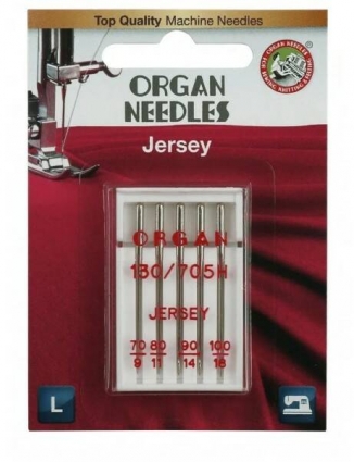 Иглы для швейных машин Organ 5/70-100 Jersey Blister