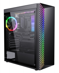 Корпус Formula V-LINE LIGHT-05 черный без БП ATX 3x120mm 2xUSB2.0 1xUSB3.0 audio bott PSU
