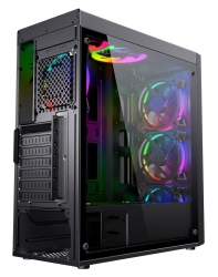 Корпус Formula V-LINE LIGHT-05 черный без БП ATX 3x120mm 2xUSB2.0 1xUSB3.0 audio bott PSU