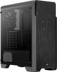 Корпус Aerocool Ore Saturn FRGB-G-BK-v1 черный без БП ATX 4x120mm 2xUSB2.0 1xUSB3.0 audio bott PSU
