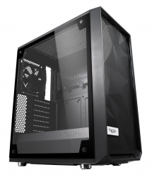 Корпус Fractal Design Meshify С Blackout TG Light черный без БП ATX 5x120mm 4x140mm 2xUSB3.0 audio bott PSU